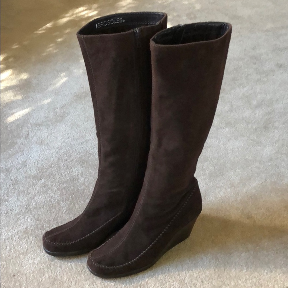 Aerosoles Gather round 3” high wedge boots
